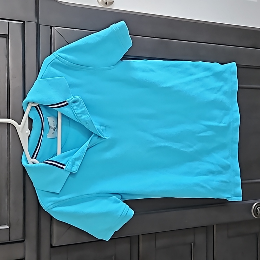 Blue boys polo